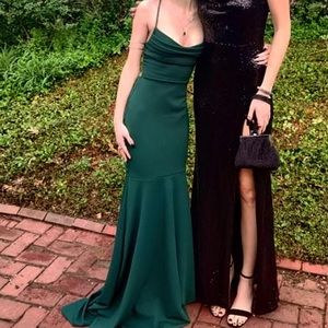 Green Long Prom Dress